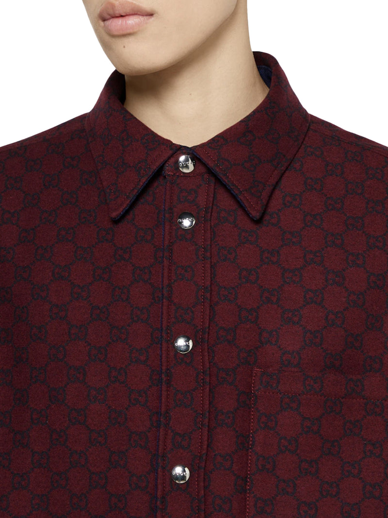 REVERSIBLE DENIM AND FLANNEL SHIRT