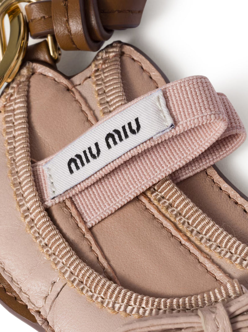 TRICK MIU BALLET LEATHER KEY RING