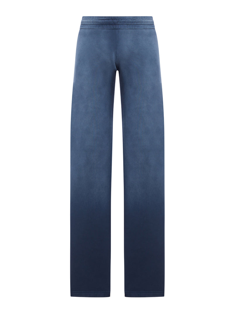 COTTON SWEATPANTS WITH A DEGRADED EFFECT