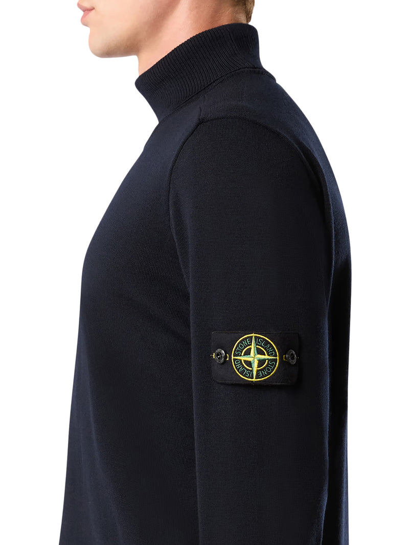 COMPASS LOGO TURTLENECK SWEATER