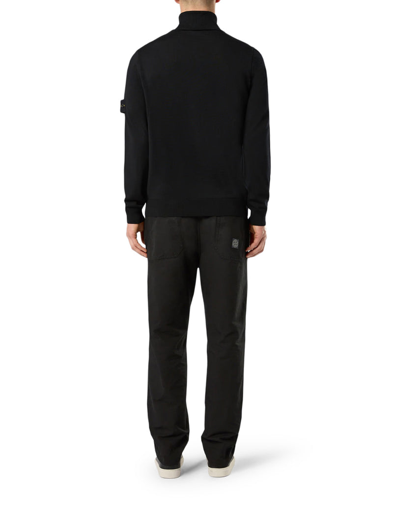 COMPASS LOGO TURTLENECK SWEATER