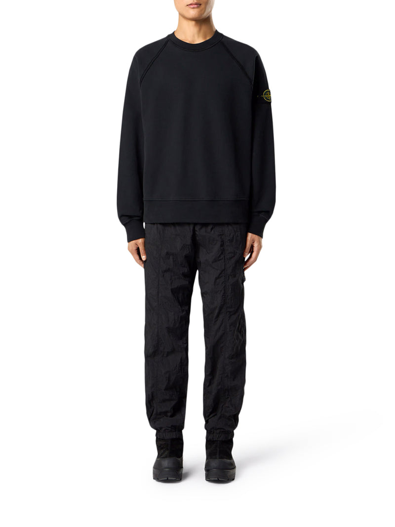 CREW NECK SWEATSHIRT IN ORGANIC BRUSHED COTTON