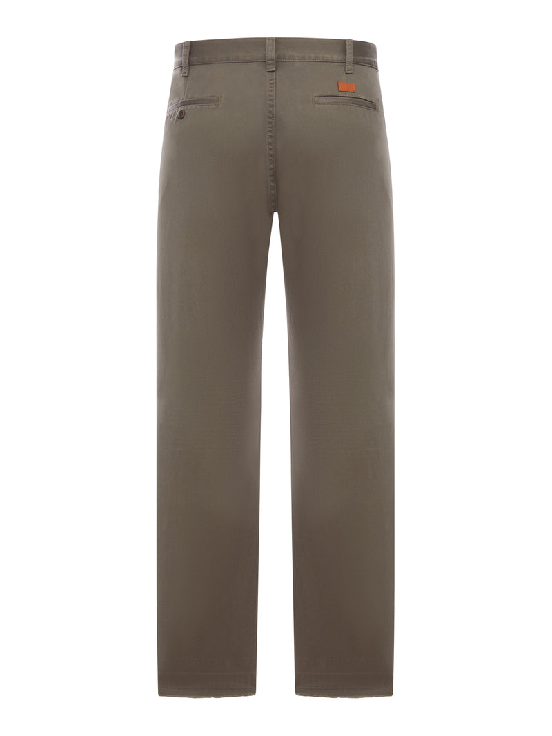 COTTON CHINOS JEANS