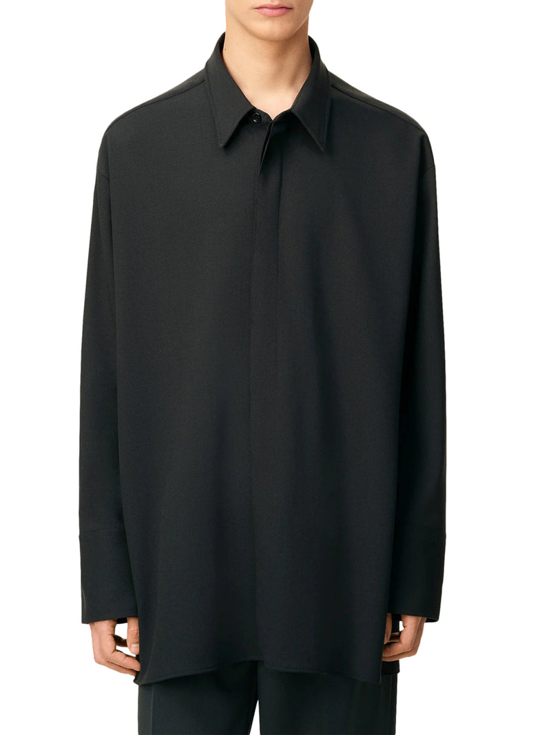 LONGUE CHEMISE IN KNITTED WOOL