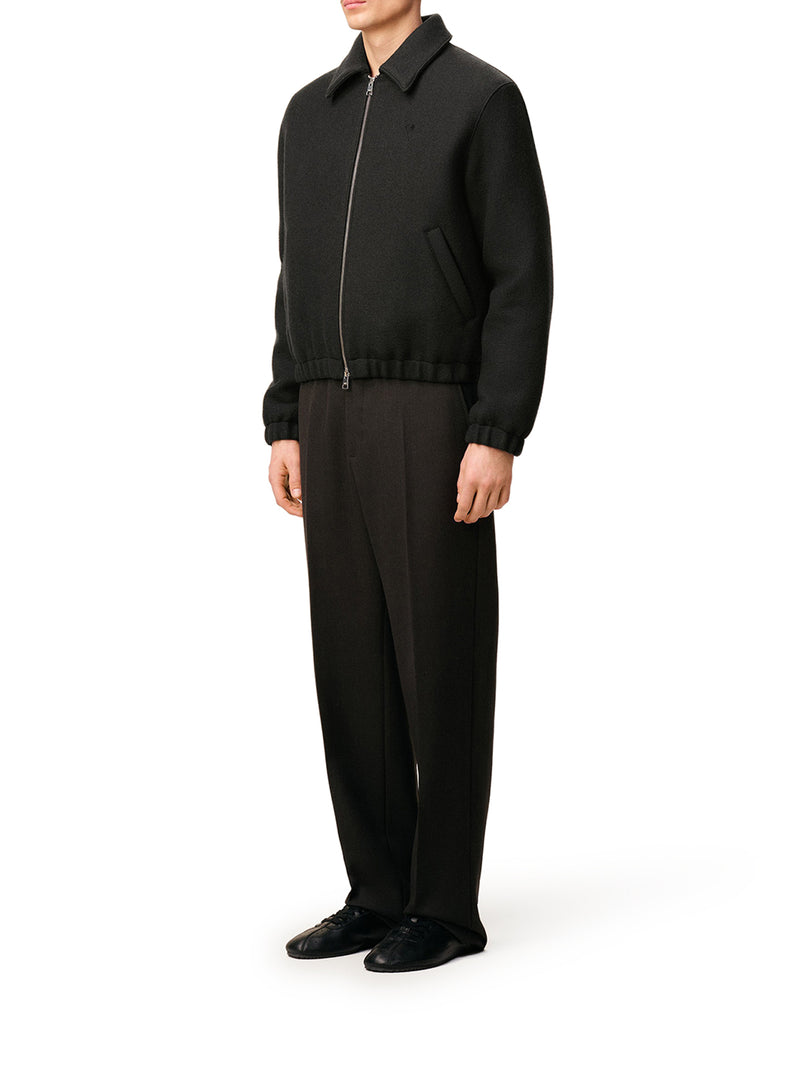 AMI DE COEUR WOOL ZIP-UP JACKET