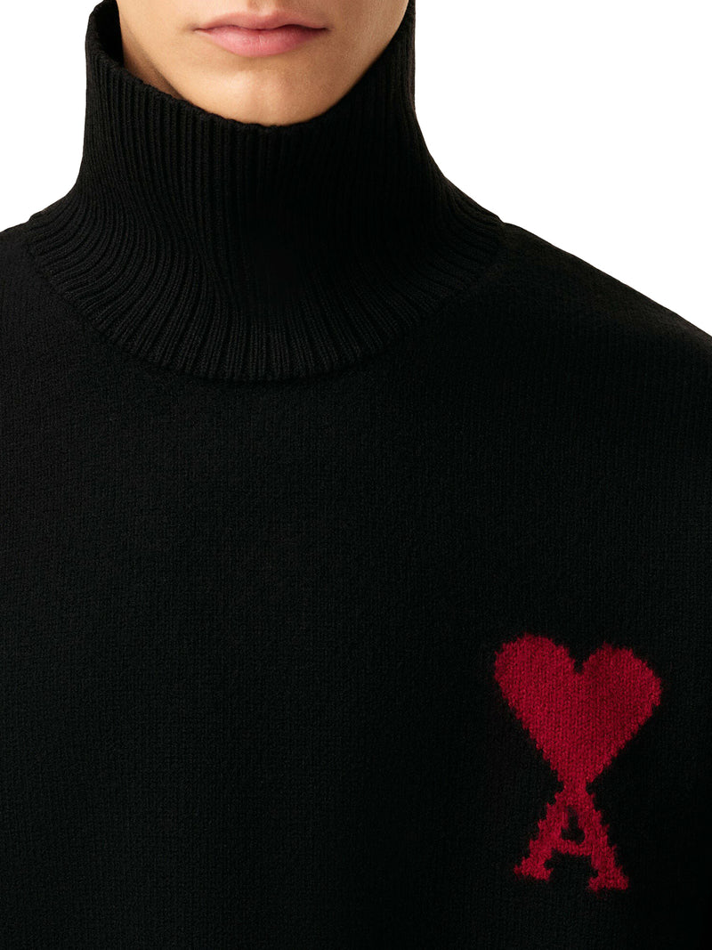 AMI DE COEUR WOOL HIGH NECK SWEATER