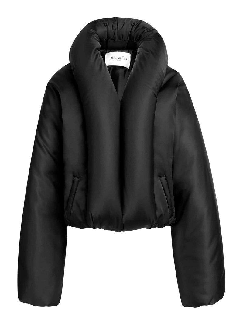 TAFFETA PADDED BOMBER JACKET