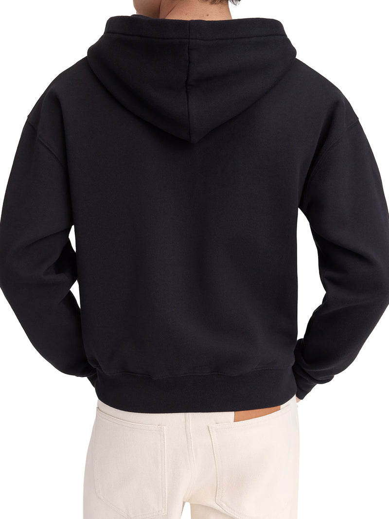LE HOODIE ZIP GROS GRAIN