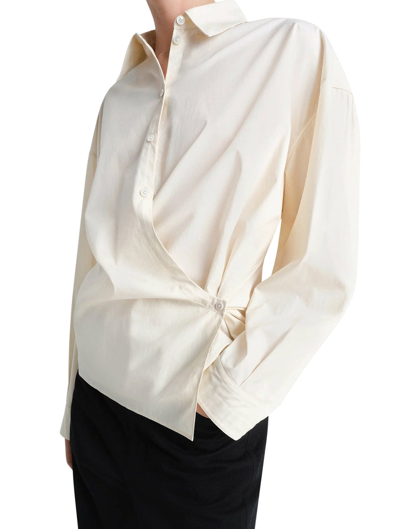 TWISTED COTTON SHIRT