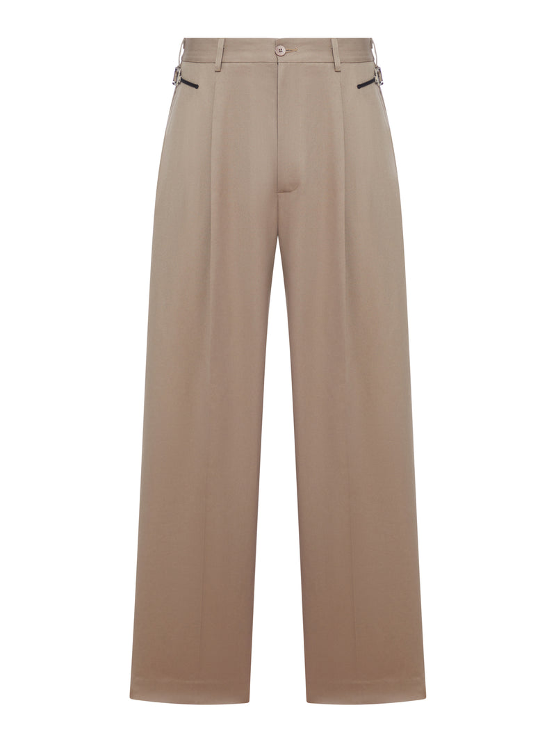 TAILORED TROUSERS WITH ADJUSTABLE WAIST