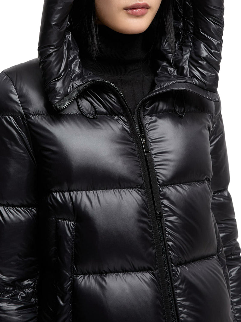 SERITTES SHORT DOWN JACKET WITH HOOD