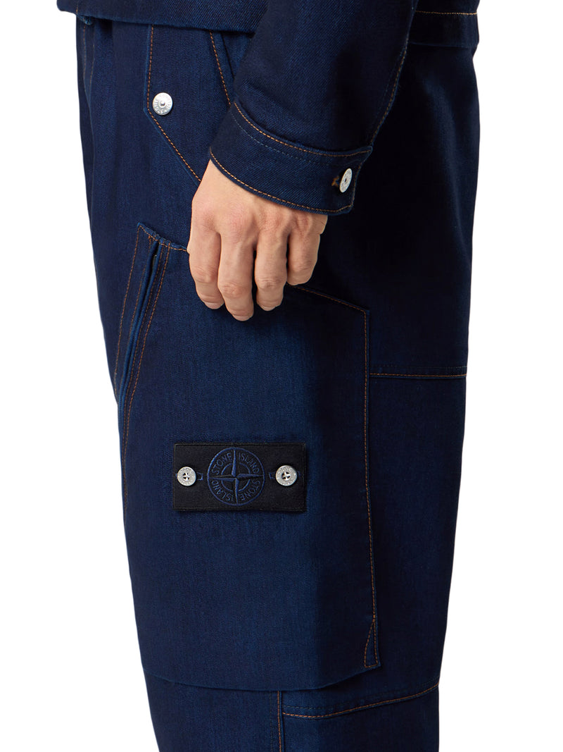 LOOSE CARGO PANTS WITH ASYMMETRIC POCKETS