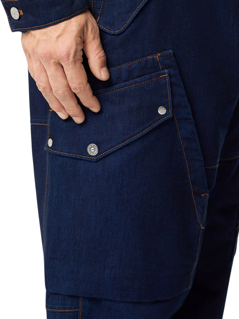 LOOSE CARGO PANTS WITH ASYMMETRIC POCKETS