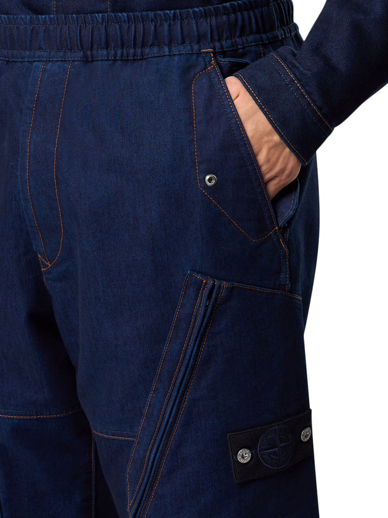 LOOSE CARGO PANTS WITH ASYMMETRIC POCKETS