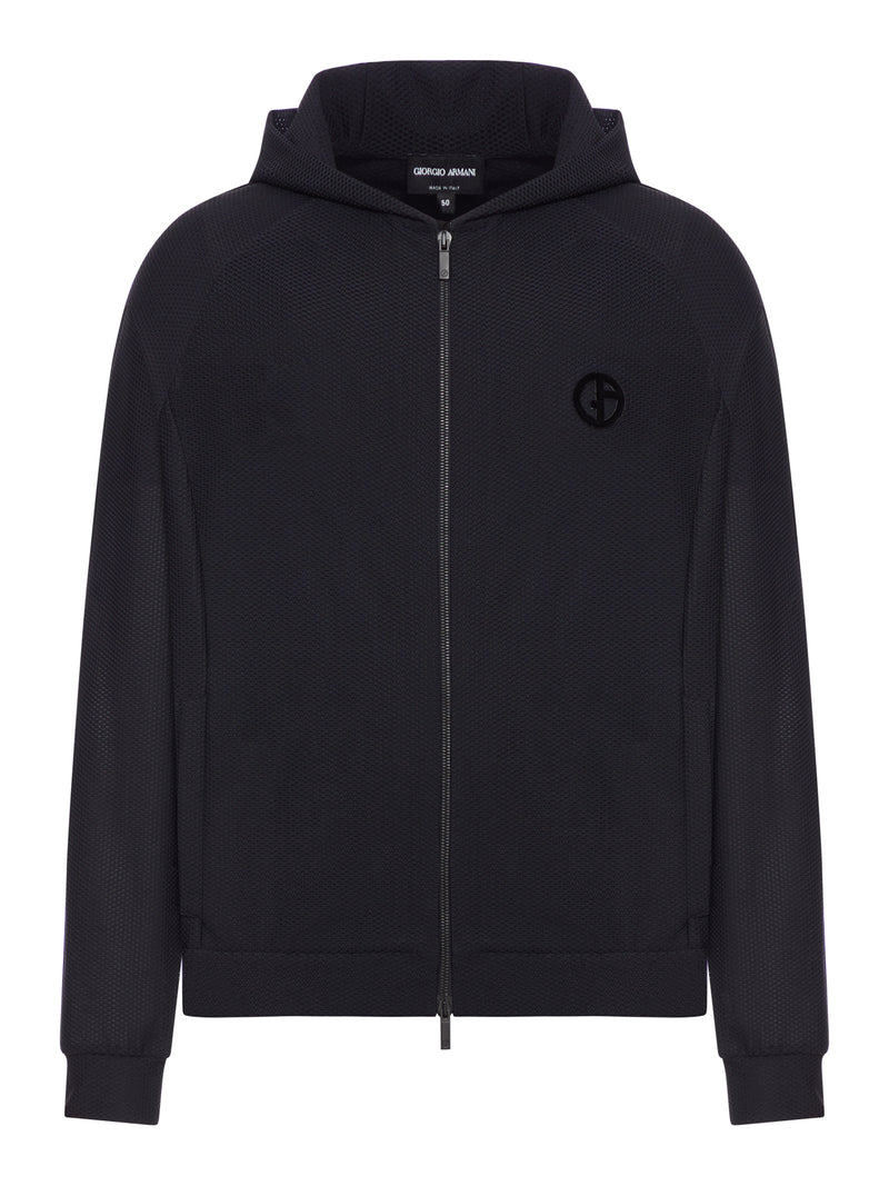 BLOUSON WITH ZIP AND HOOD