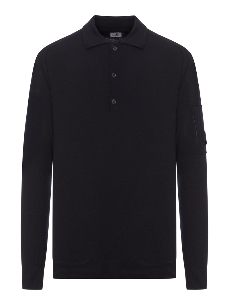 MERINO WOOL POLO