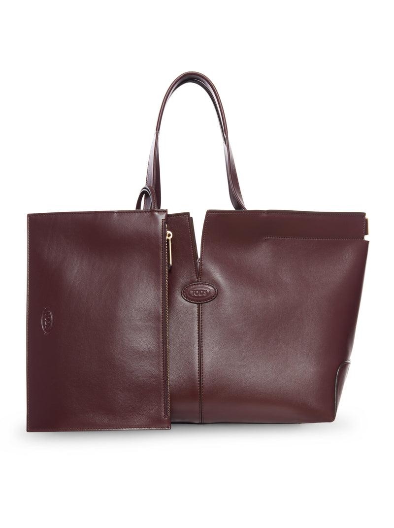 MEDIUM-SMALL LEATHER FOLIO BAG