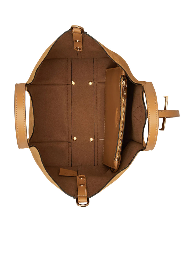 TIMELESS MINI SUEDE SHOPPING BAG