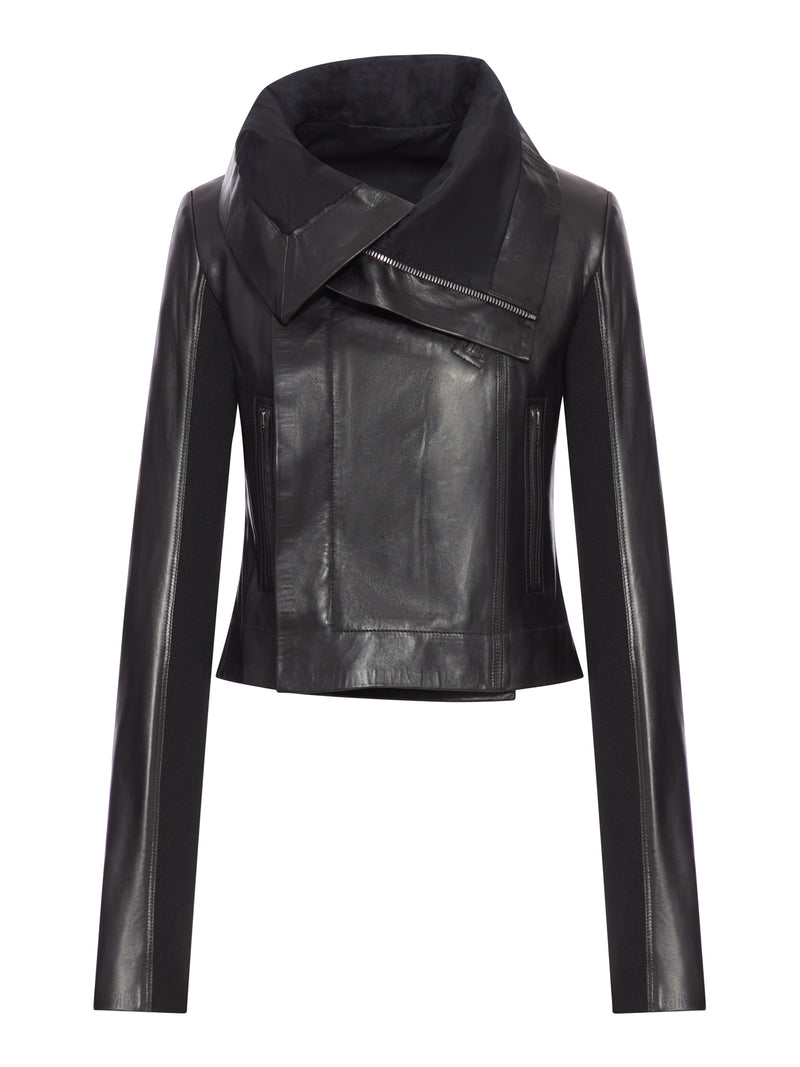 LEATHER BIKER JACKET