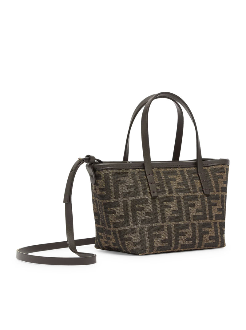 ROLL MINI IN JAQUARD FF BROWN