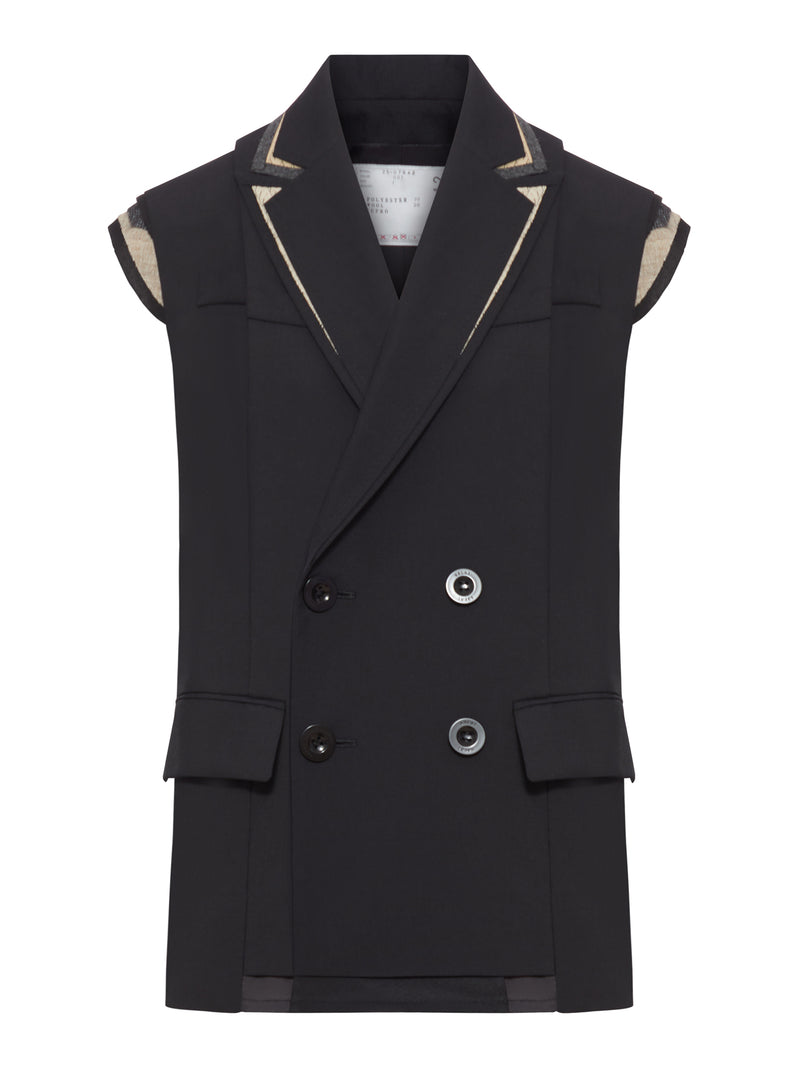 DOUBLE BREASTED TAILORED VEST