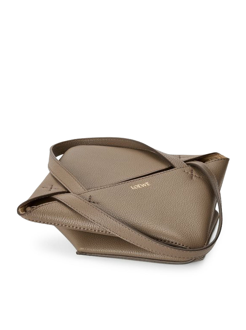 MINI PUZZLE FOLD LEATHER BAG