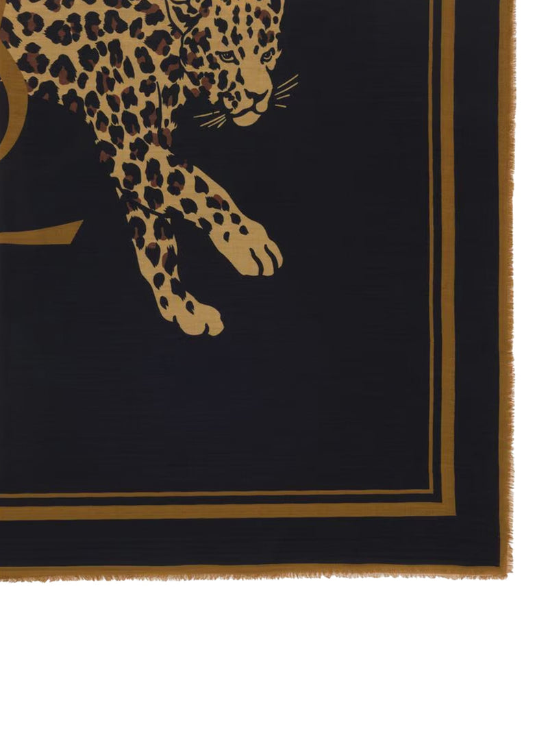 CASSANDRE LARGE SQUARE WOOL TWILL SCARF