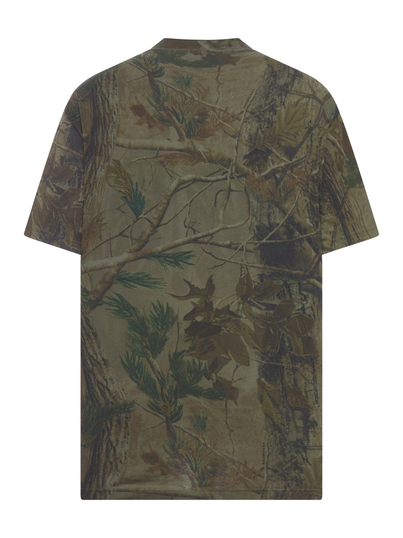 A13 CAMO DRY SPORTS LOGO TWISTED T-SHIRT
