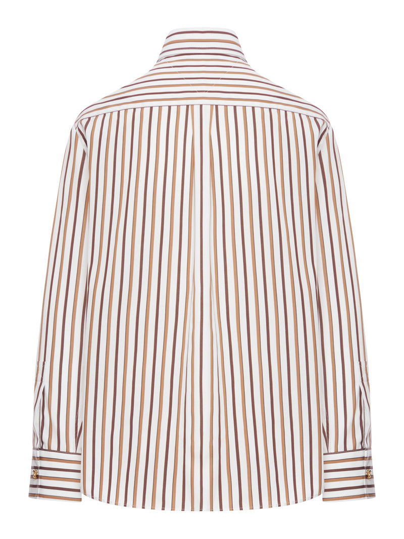 STRIPED COTTON POPLIN SHIRT