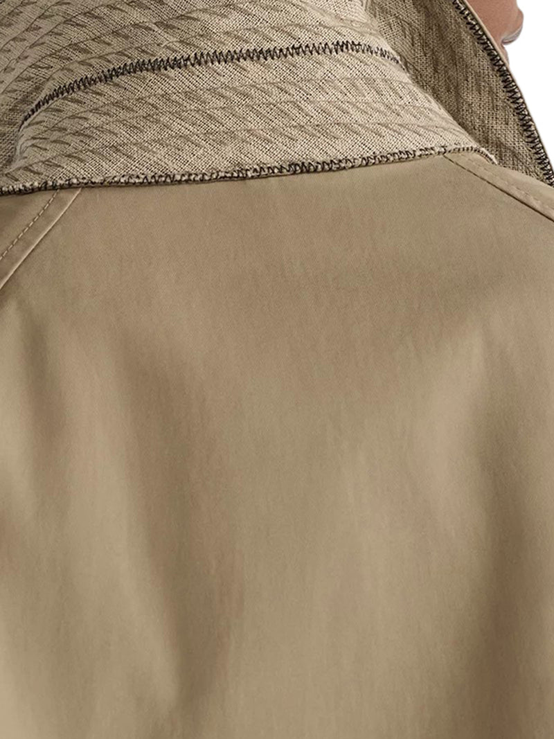 COTTON GABARDINE TRENCH COAT