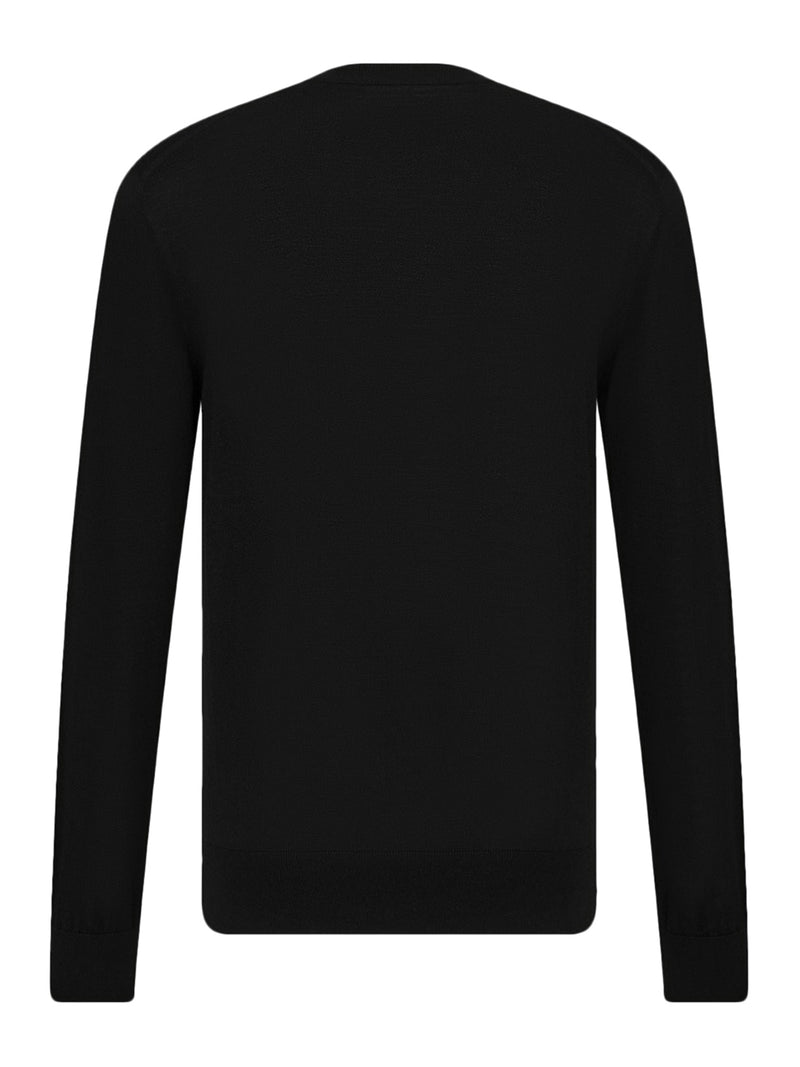 WOOL JERSEY SWEATER WITH CHRISTIAN DIOR PARIS LABEL