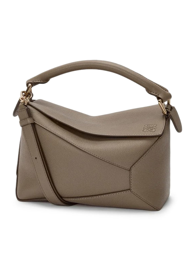SMALL PUZZLE EDGE BAG IN GRAINED CALFSKIN