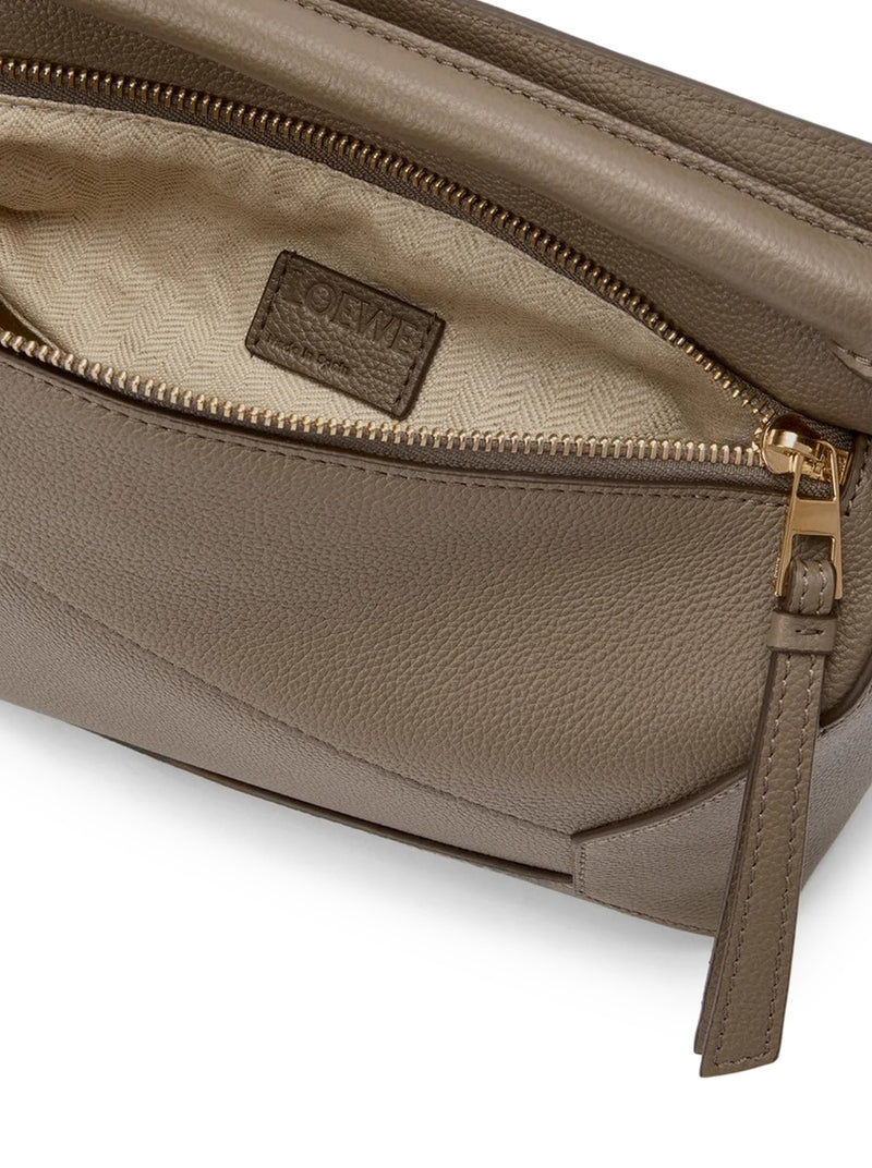 SMALL PUZZLE EDGE BAG IN GRAINED CALFSKIN