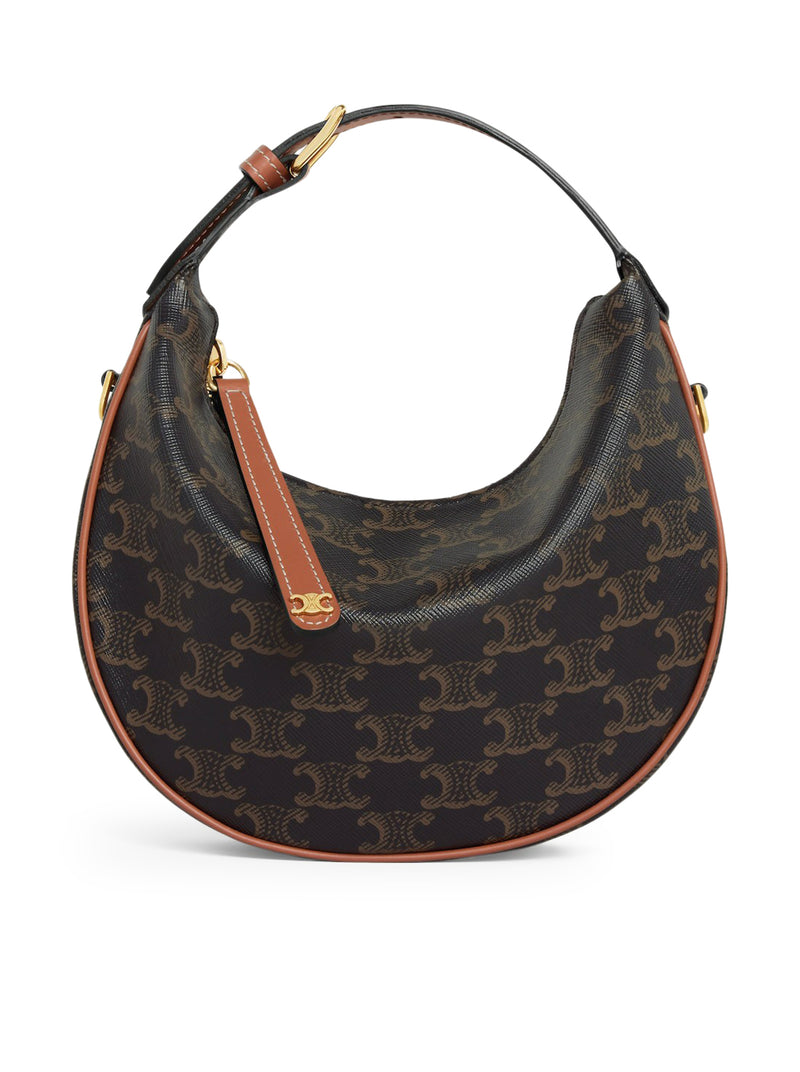 LULU TEEN BAG IN TRIOMPHE CANVAS AND CALFSKIN