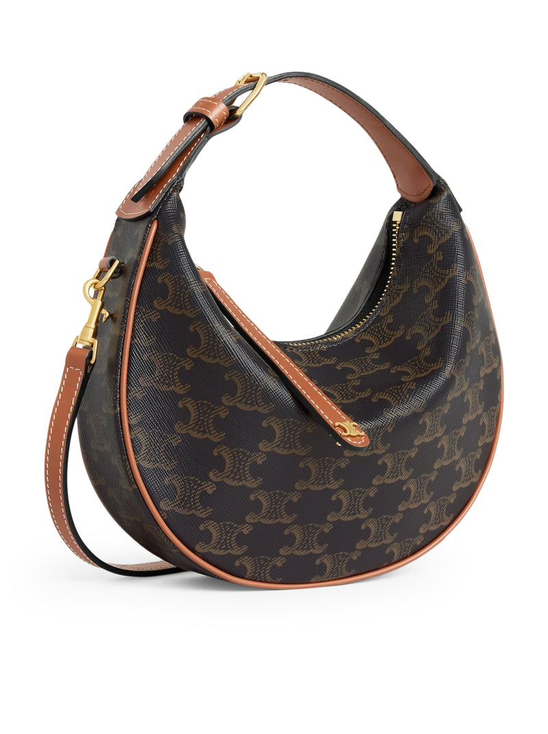 LULU TEEN BAG IN TRIOMPHE CANVAS AND CALFSKIN
