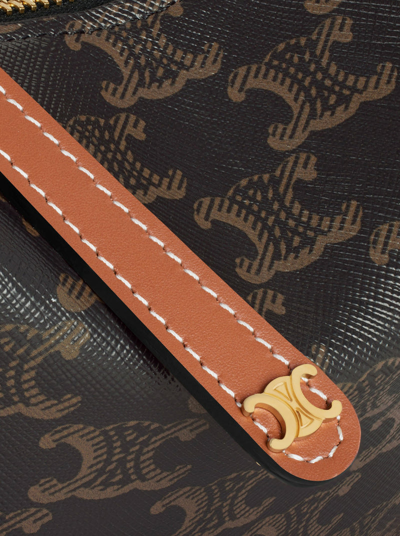 LULU TEEN BAG IN TRIOMPHE CANVAS AND CALFSKIN