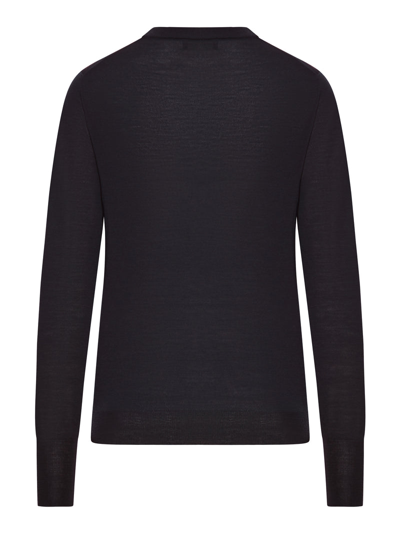CREW NECK WOOL SWEATER