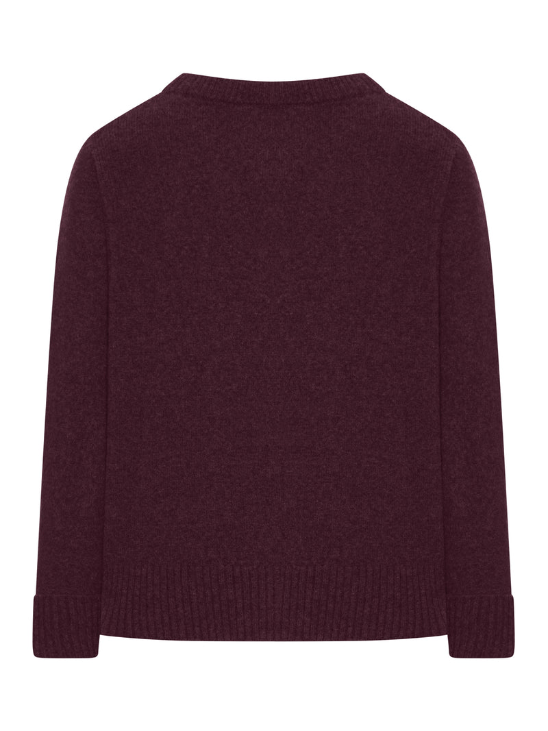 CREW NECK SWEATER IN WOOL BLEND