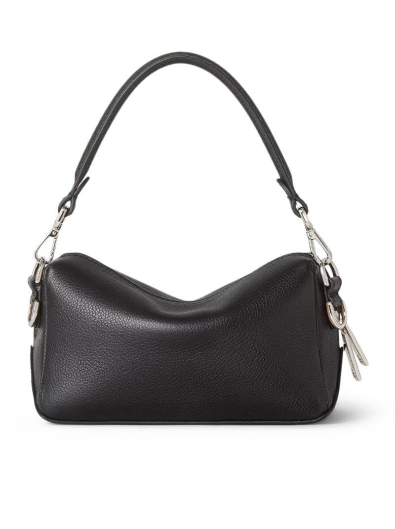 FENDI SMALL BLACK LEATHER BAG