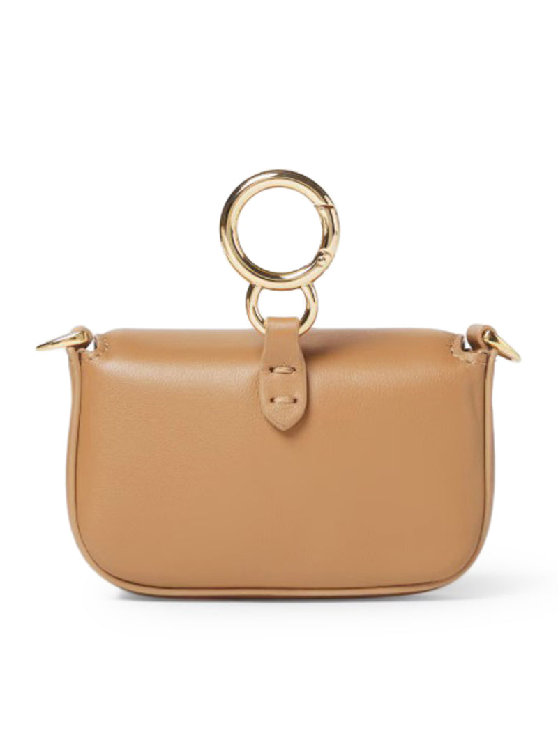 NANO BAGUETTE CHARM IN BEIGE NAPPA