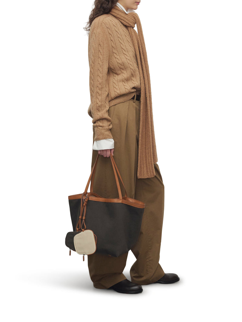 IGOR PANTALONI IN COTONE E CASHMERE