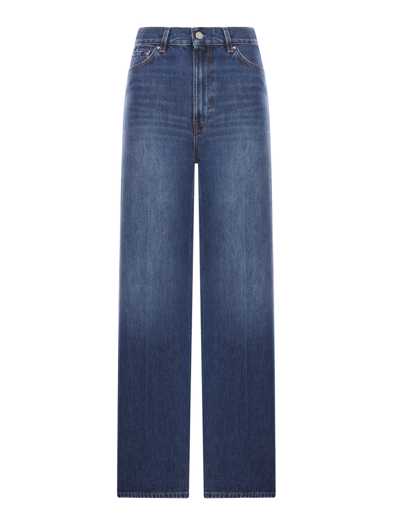 WIDE LEG DENIM JEANS