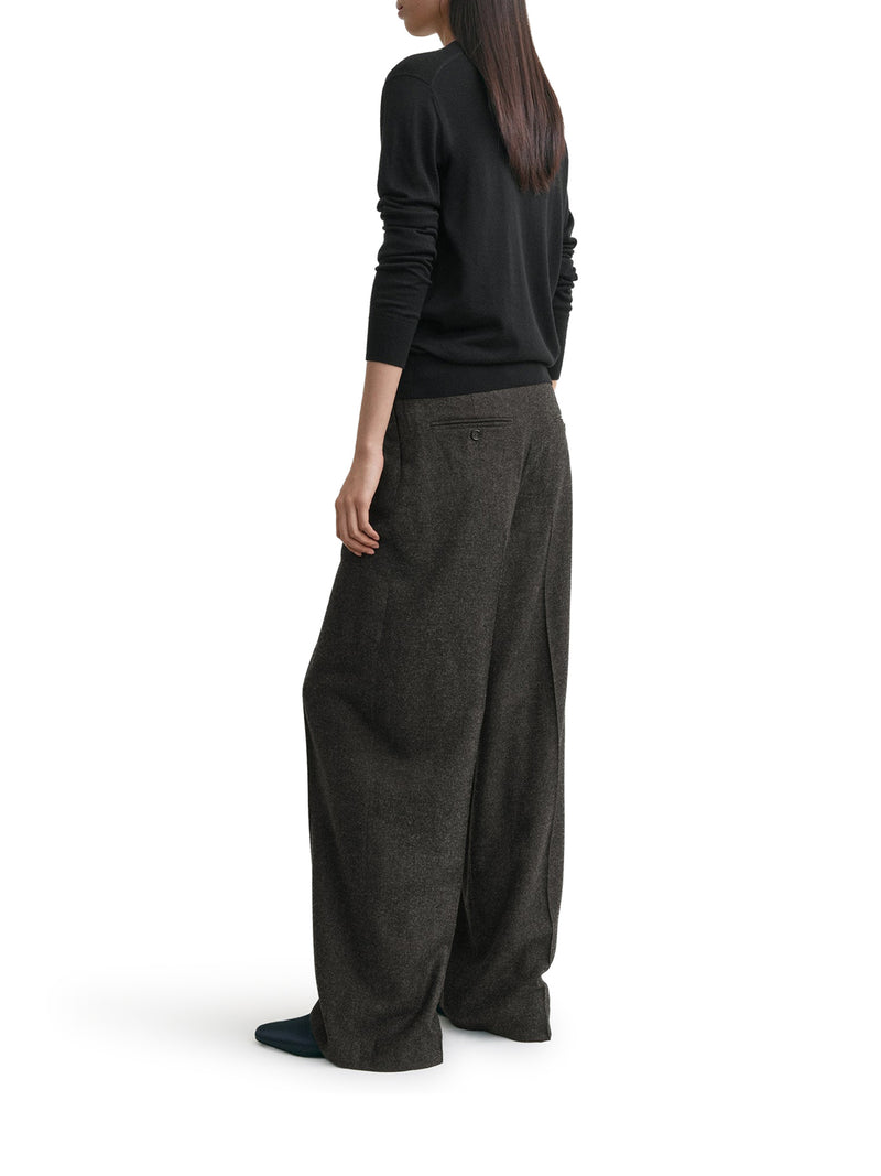 TAILORED FLANNEL TROUSERS