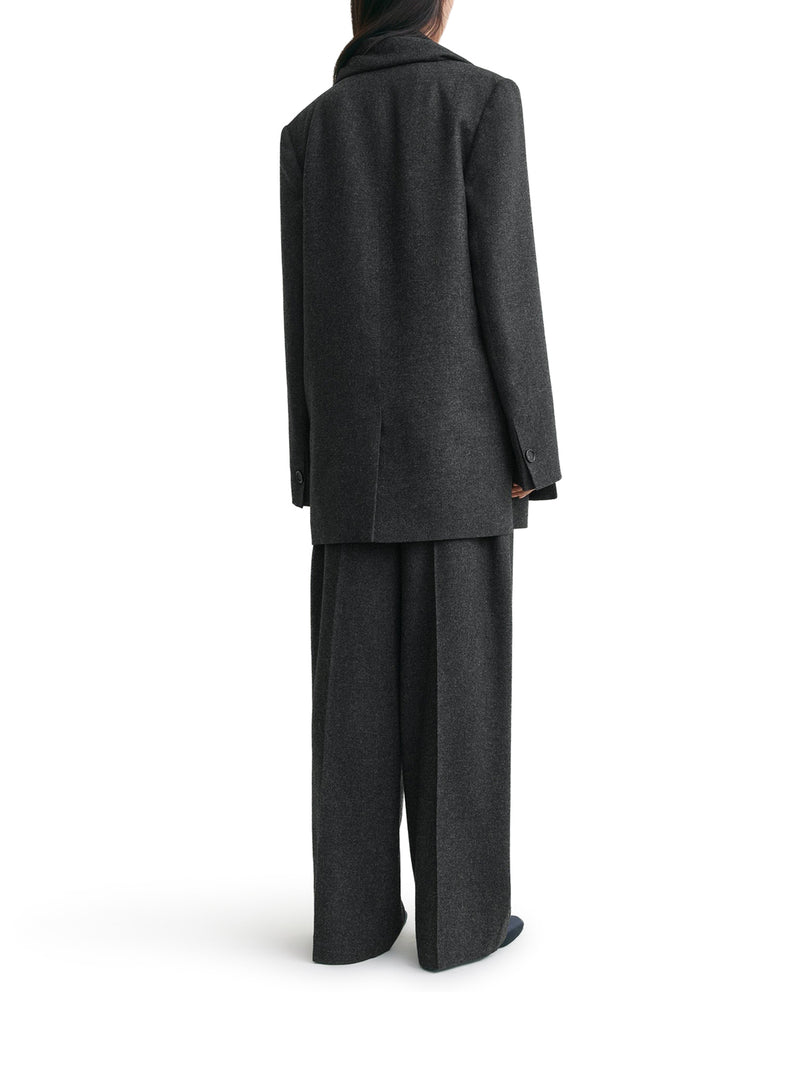 BLAZER WITH WOOL BLEND SCARF