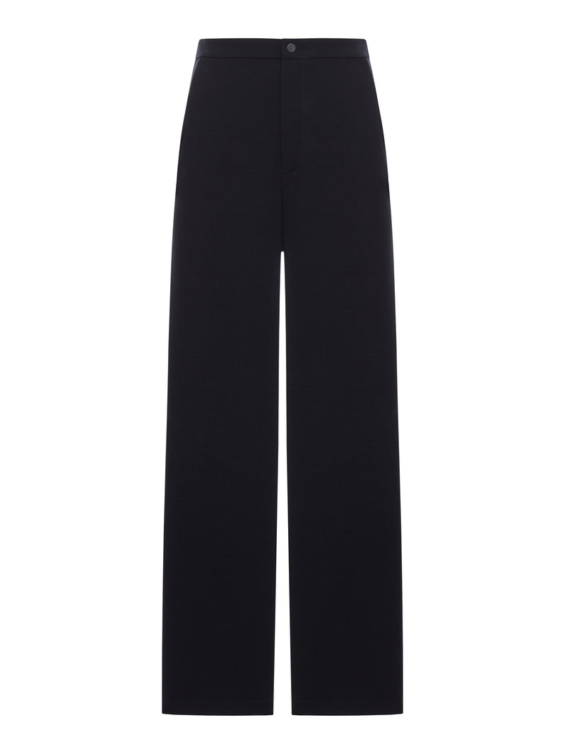 PALAZZO TROUSERS IN WOOL BLEND