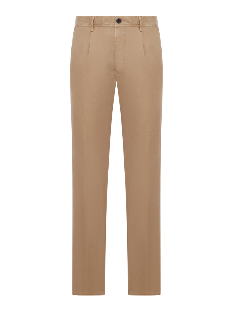 TAILORED COTTON TROUSERS