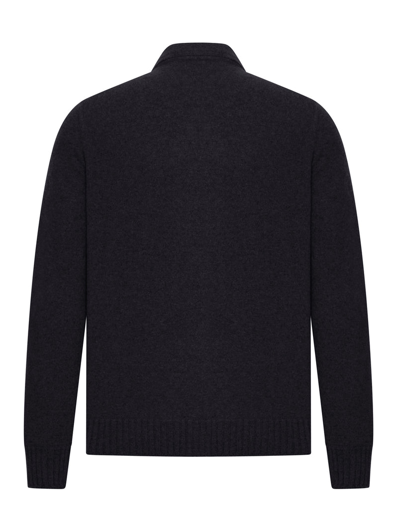 CASHMERE JACKET WITH ZIP