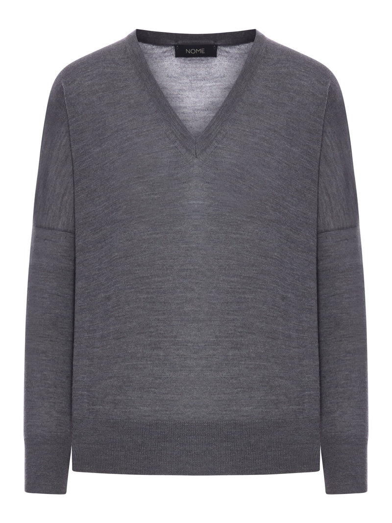V-NECK WOOL SWEATER