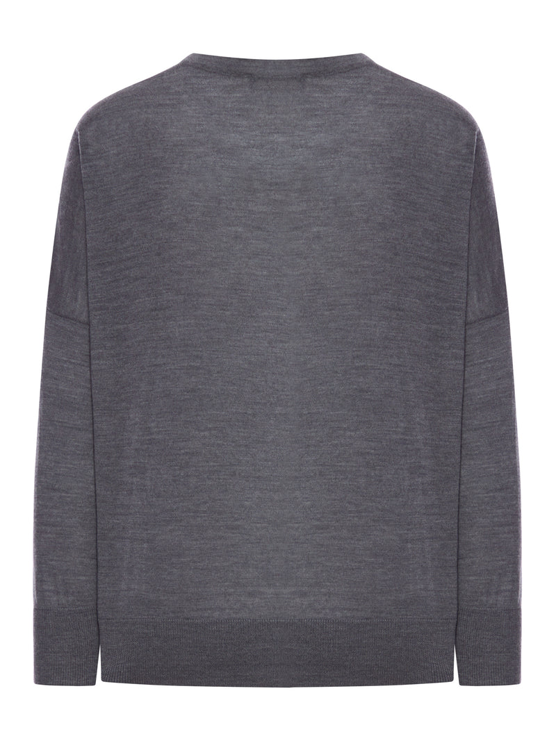 V-NECK WOOL SWEATER