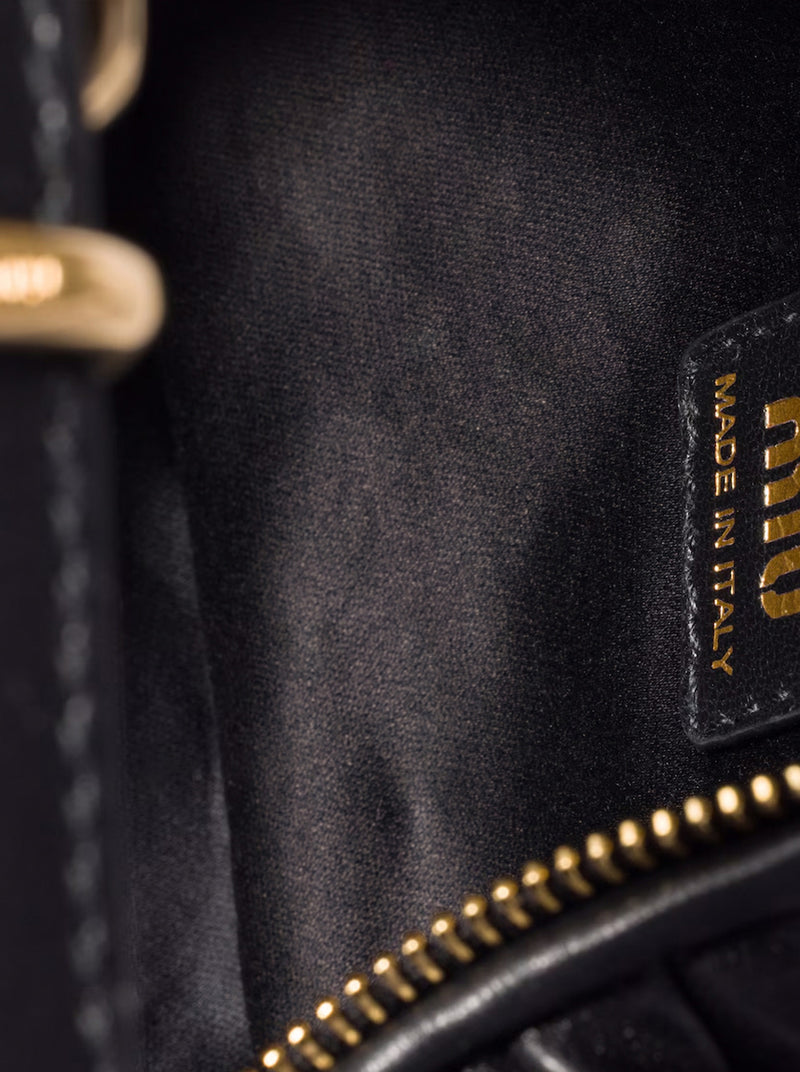 POUCH IN NAPPA MATELASSÉ